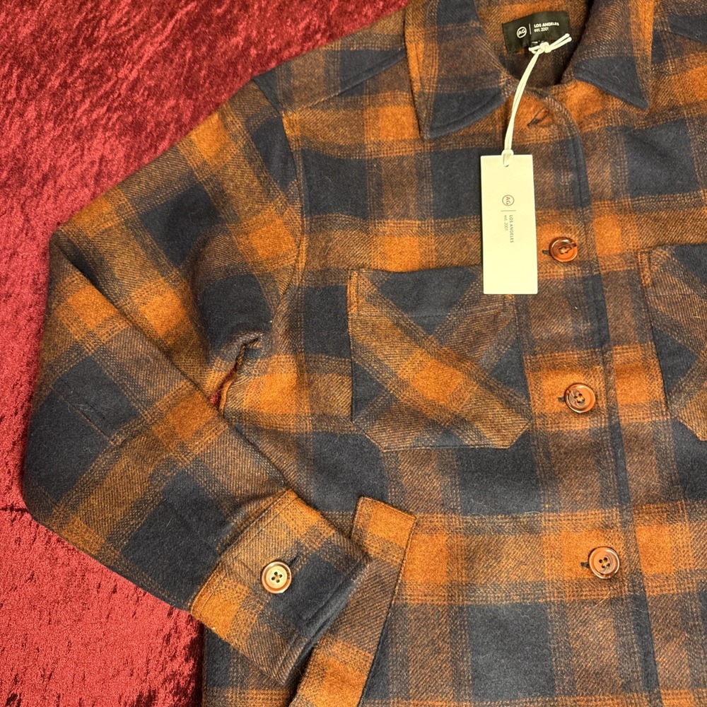 AG Adriano‎ Goldschmied Men's Barn Coat Size XS Chore Jacket Buttonup Pockets - Picture 3 of 12